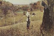 Mikhail Nesterov The Vision of the Boy Bartholomew Spain oil painting artist